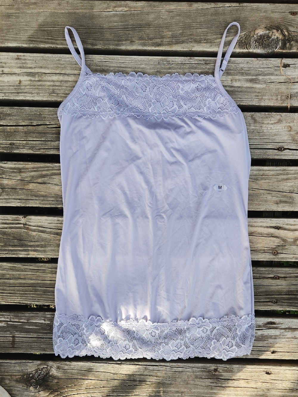 NWT Maurices Light Purple Lavender Lace Cami Camisole Tank Office Tank Medium